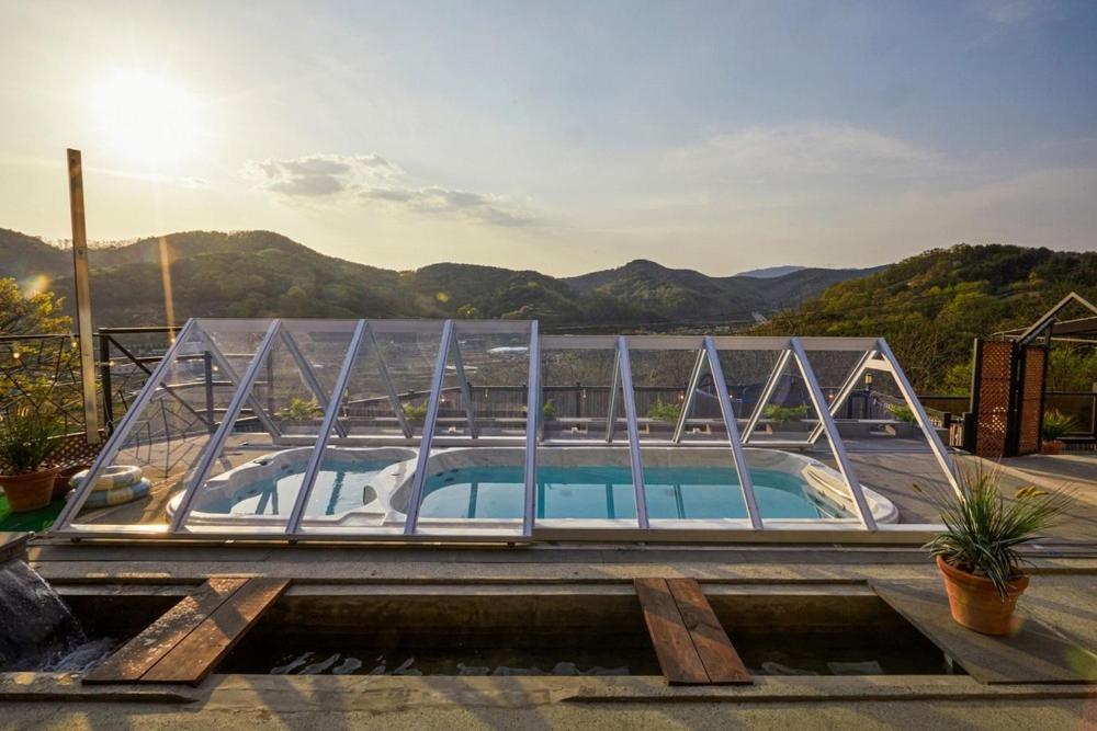 Cheongdo Barabom Pool Villa Экстерьер фото